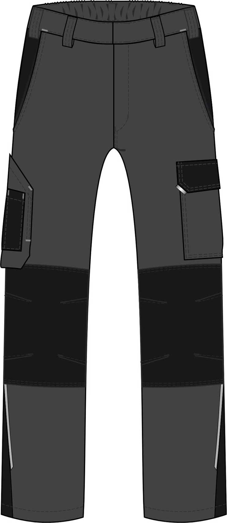 2101343400004_F_Trousers_dark-grey-black_Comfort-bi-color_IW_CWS-Core 2101343400004 F Trousers dark grey black Comfort bi color IW CWS Core