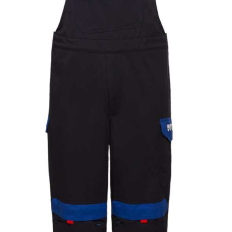 Hlače z oprsnikom z žepi za kolenske blazinice in odsevnimi trakovi Unisex