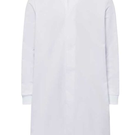 Delovna halja s patentno obrobo Unisex